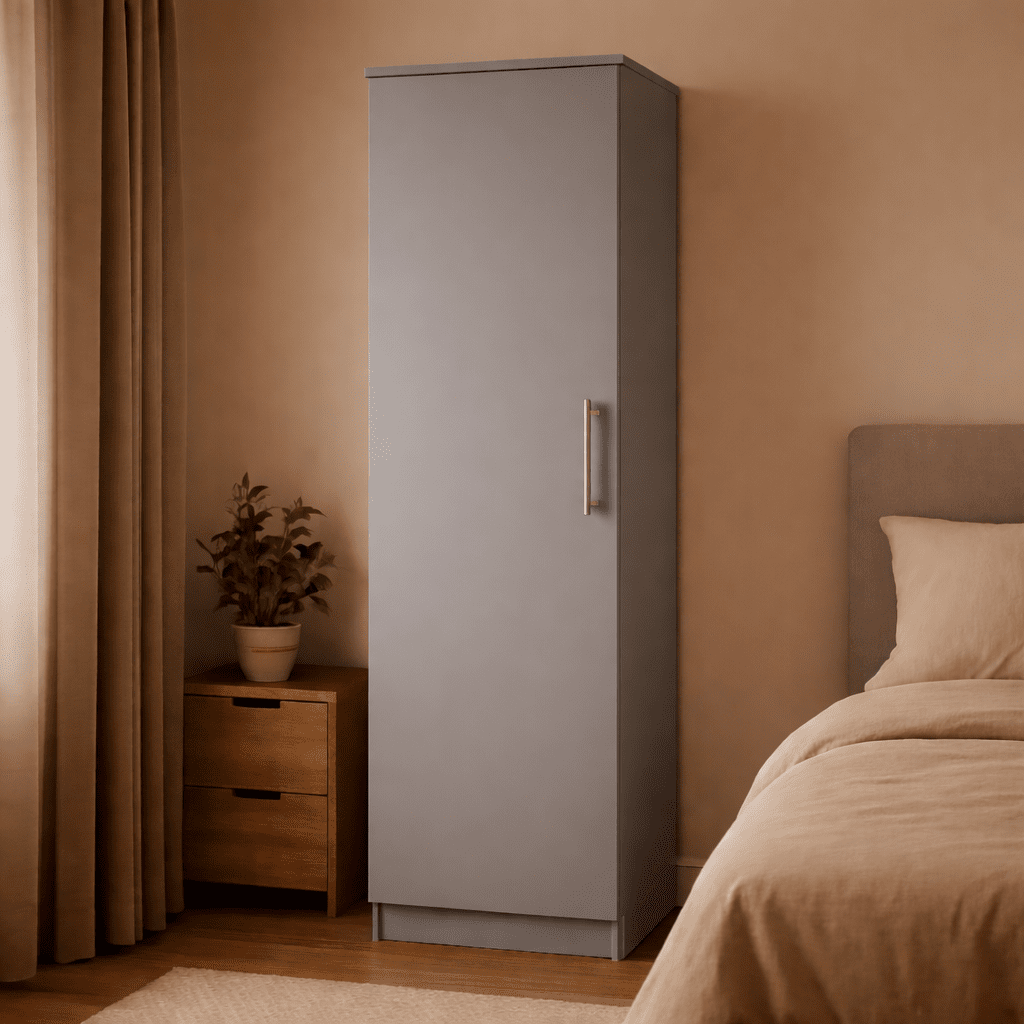 Freestanding Single Wardrobe 7 - Online Bedrooms