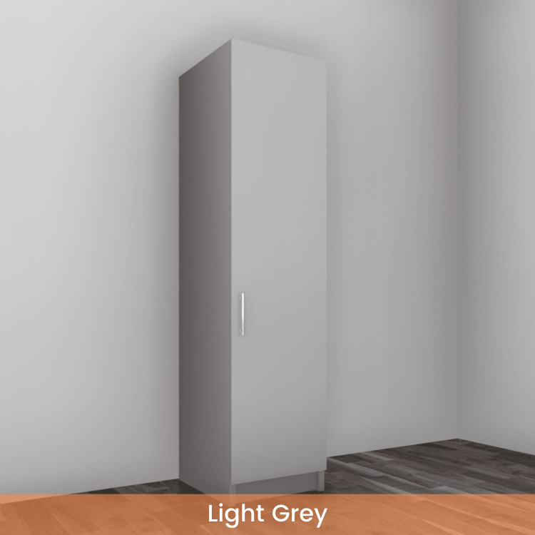 Freestanding Single Wardrobe - W: 600mm x H: 2250mm x D: 620mm 8 - Online Bedrooms