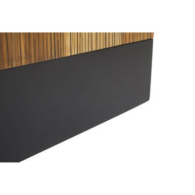 Gabor Black and Natural Bamboo Large Square Coffee Table 8 - Online Bedrooms