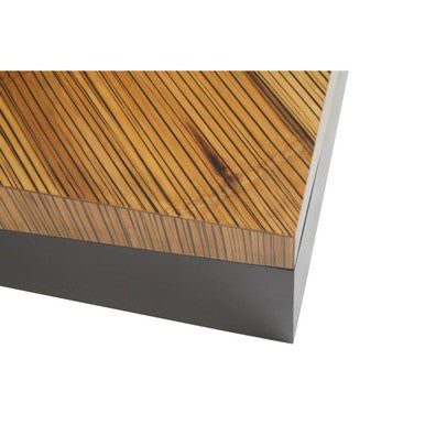 Gabor Black and Natural Bamboo Large Square Coffee Table 7 - Online Bedrooms