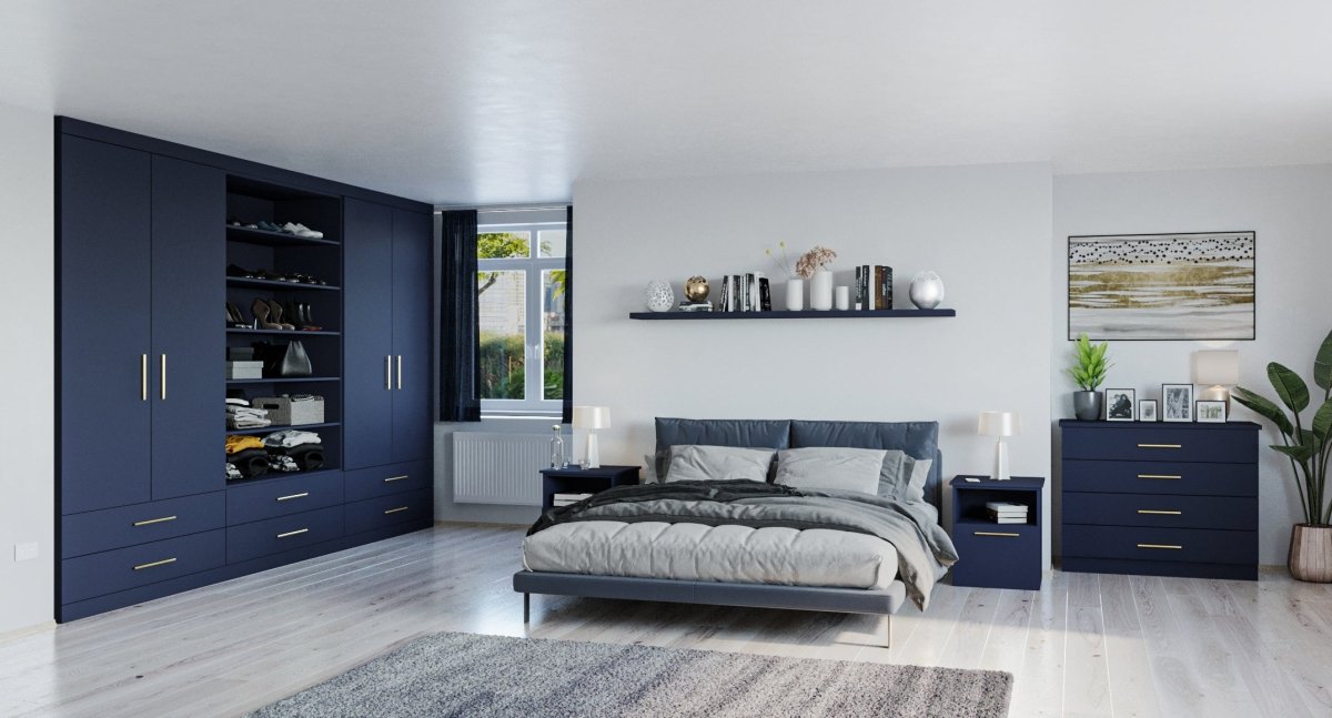 Indigo Blue (Matt) Sample 2 - Online Bedrooms