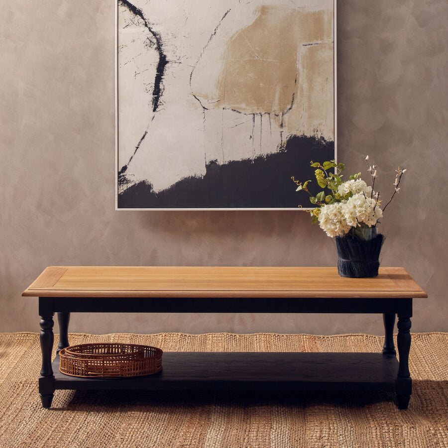Kensington Townhouse Grey Wash Wooden Coffee Table 1 - Online Bedrooms