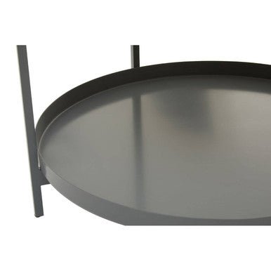 Korba Grey and Matt Gold Finish 2 Tier Coffee Table 11 - Online Bedrooms