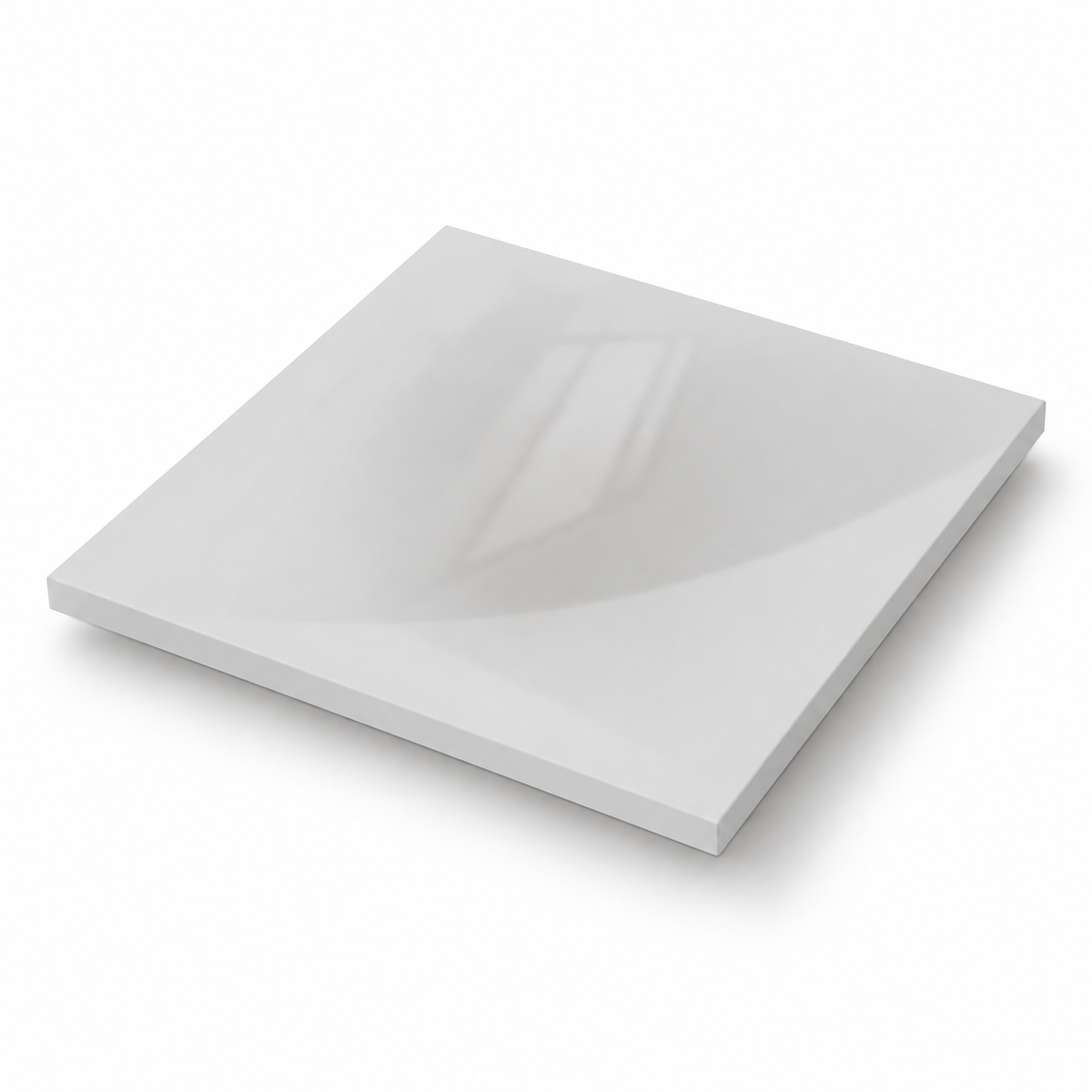 Light Grey (Gloss) Colour Sample in a premium angled view on a white background