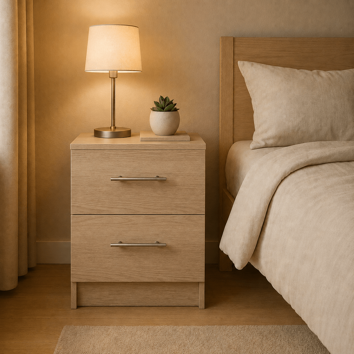 Lowdham Bedside Table 6 - Online Bedrooms