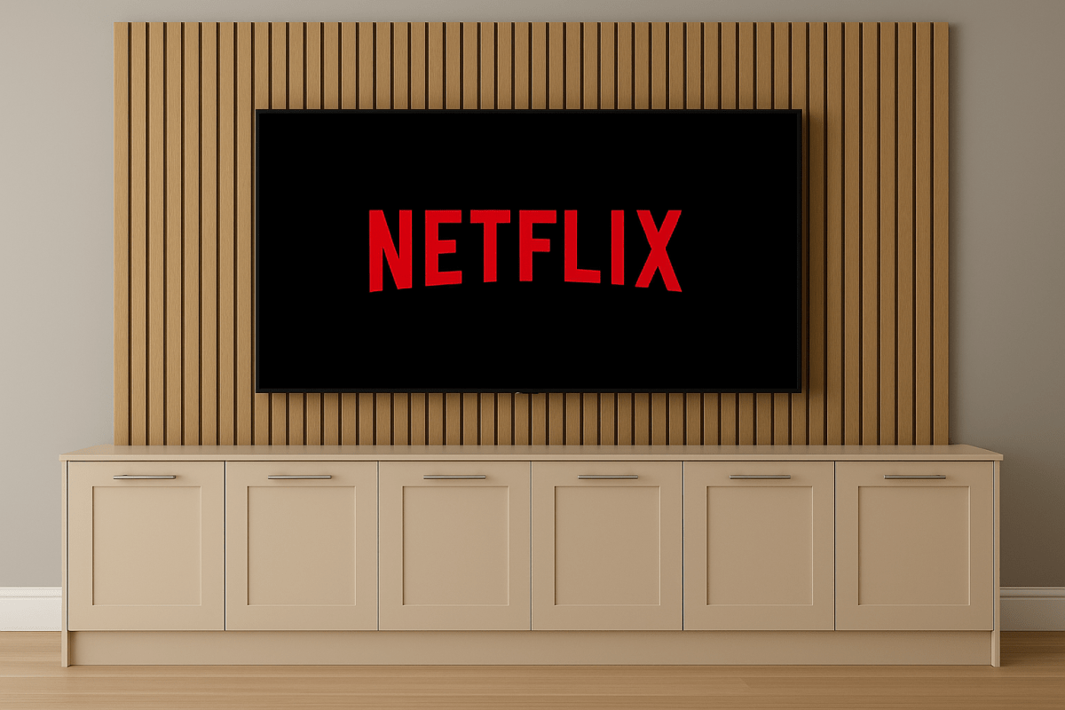 Media Wall Entertainment Base Unit - For Up to 130" TVs 13 - Online Bedrooms