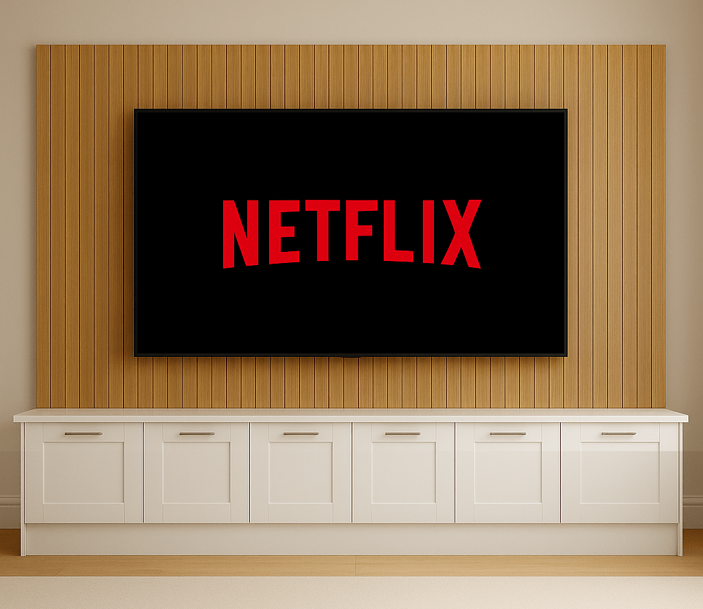 Media Wall Entertainment Base Unit - For Up to 130" TVs 9 - Online Bedrooms