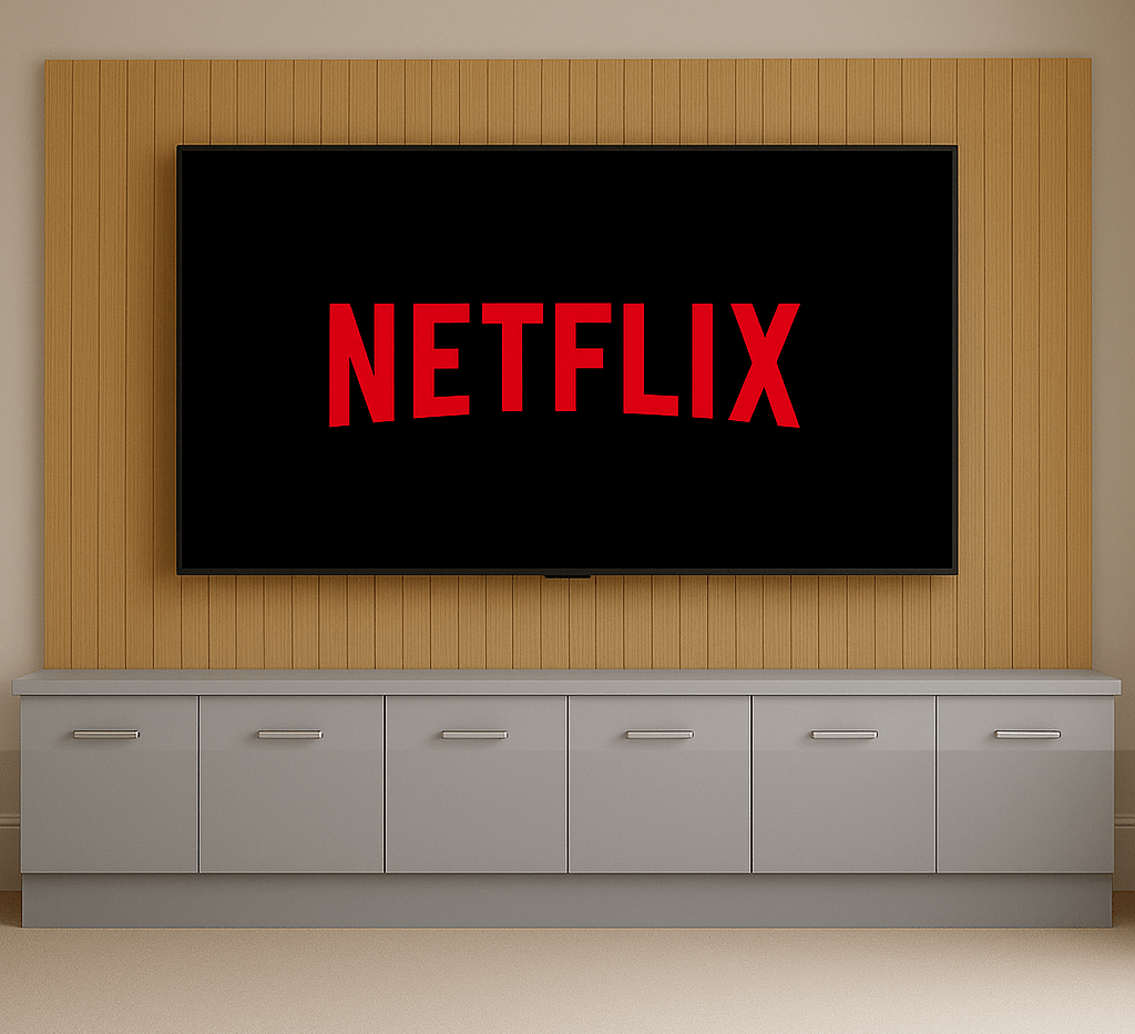 Media Wall Entertainment Base Unit - For Up to 130" TVs 7 - Online Bedrooms