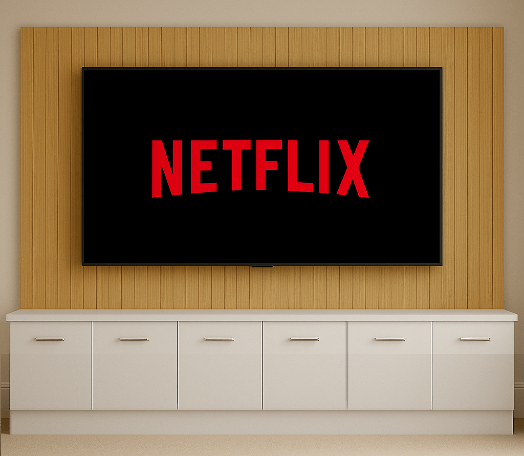 Media Wall Entertainment Base Unit - For Up to 130" TVs 1 - Online Bedrooms