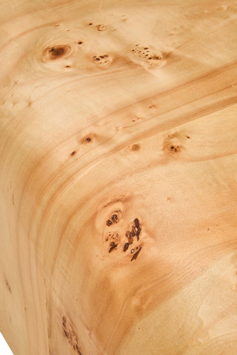 Mota Natural Burl Wood Curved Coffee Table 13 - Online Bedrooms