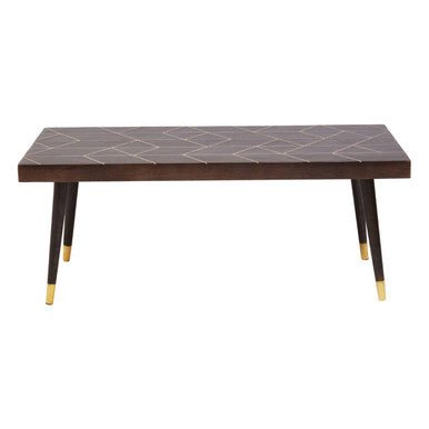 Naro Dark Finish Mango Wood Coffee Table 2 - Online Bedrooms