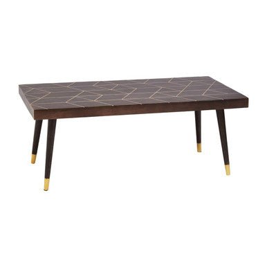 Naro Dark Finish Mango Wood Coffee Table 4 - Online Bedrooms