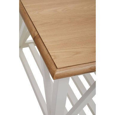 Parkside Natural Oak Wood Top Rectangular Coffee Table 6 - Online Bedrooms
