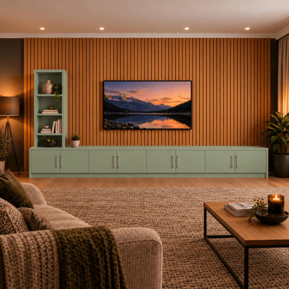 Shire Smooth Media Wall Unit - Left Hand Bookcase 49 - Online Bedrooms