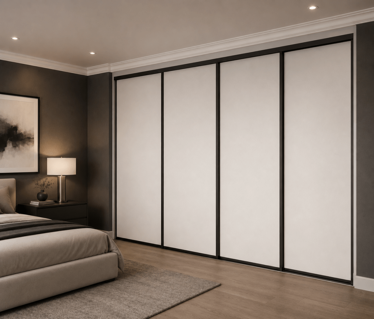 Single Panel Sliding Wardrobe Doors - Widths Available 2524mm - 4140mm 1 - Online Bedrooms