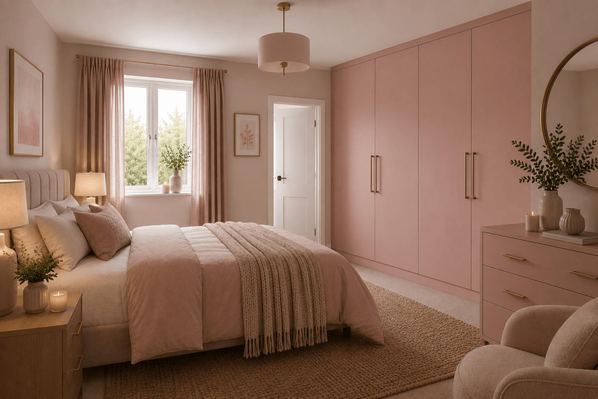 Soft Pink Matt Sample 2 - Online Bedrooms