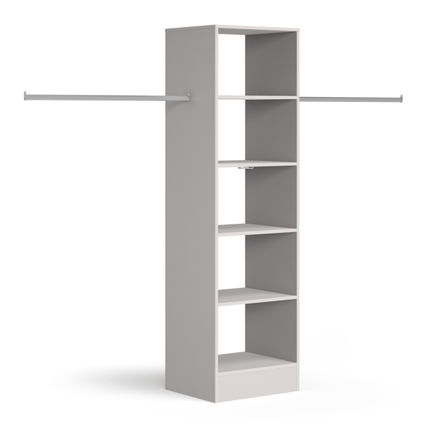 Spacepro Sliding Wardrobe Internal Storage Towers & Shelving 5 - Online Bedrooms
