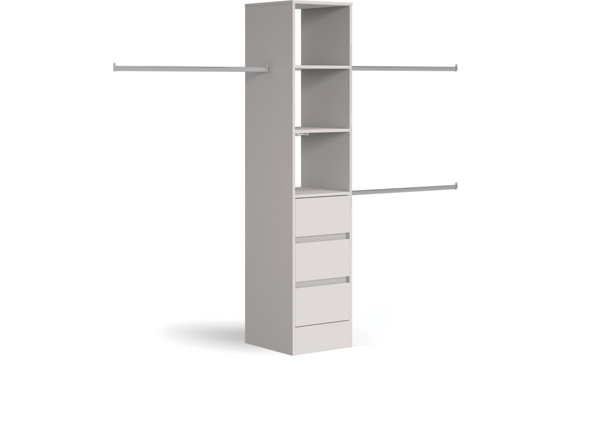 Spacepro Sliding Wardrobe Internal Storage Towers & Shelving 6 - Online Bedrooms