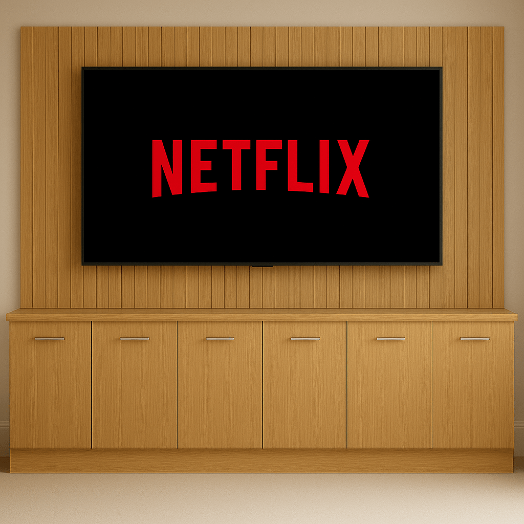 Tall Media Wall Entertainment Base Unit - For Up to 130" TVs 7 - Online Bedrooms