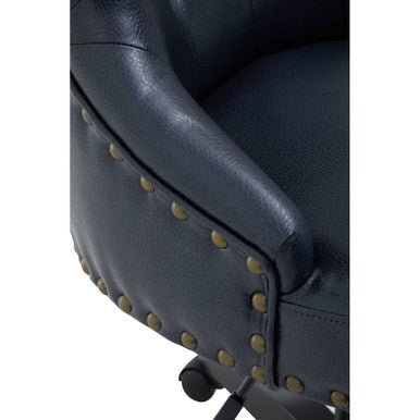 Walson Black Leather Effect Home Office Chair 7 - Online Bedrooms