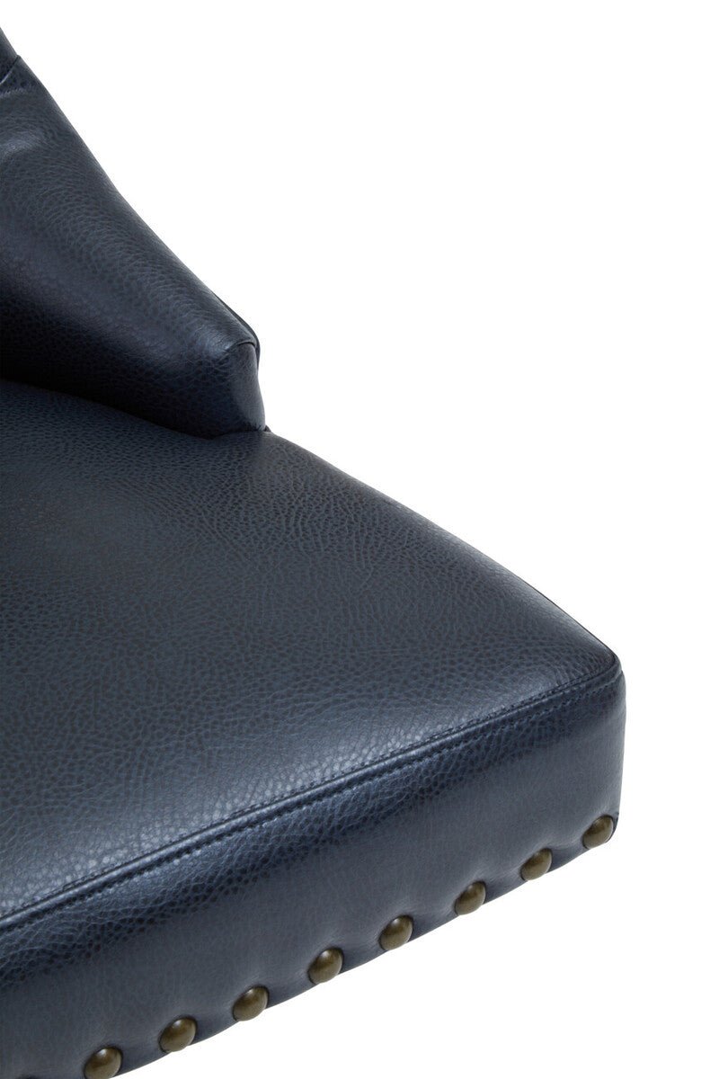 Walson Black Leather Effect Home Office Chair 12 - Online Bedrooms