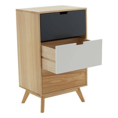 Watson Three Drawer Chest 3 - Online Bedrooms