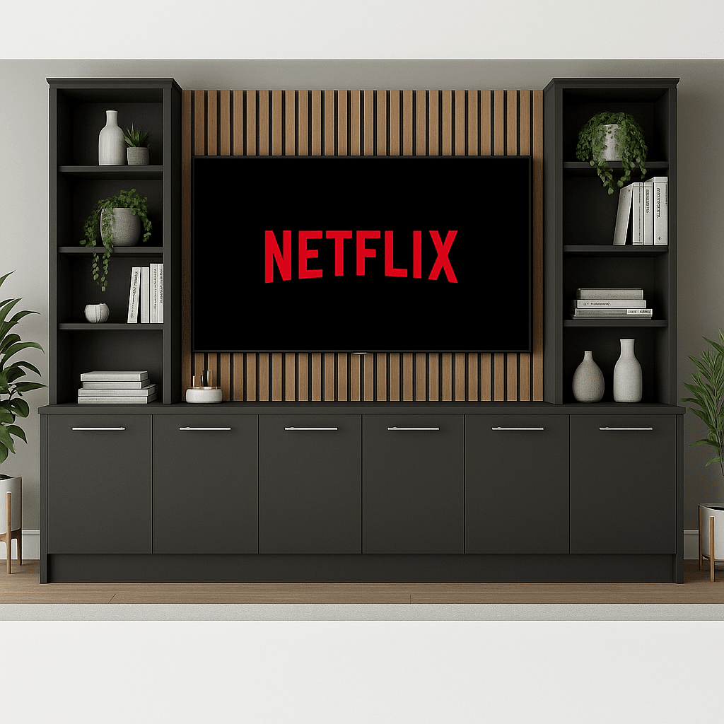 Media Wall Ideas by Room Type: Living Rooms, Bedrooms & Business Spaces - Online Bedrooms