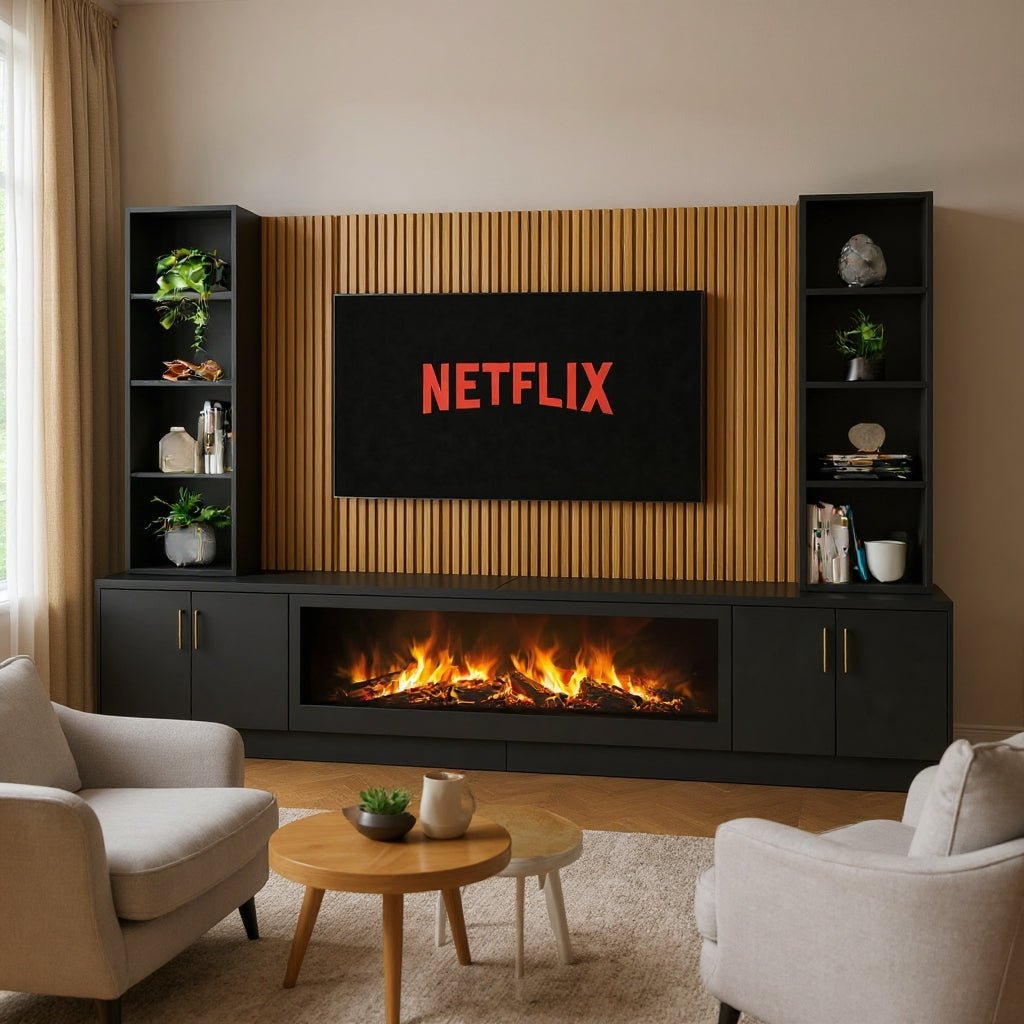 Media Walls with Fireplaces: Ideas, Benefits & UK Design Guide - Online Bedrooms