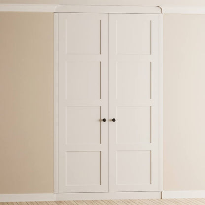 2 Doors Face Frame Fitted Wardrobe - Widths Available 800mm - 1400mm 6 - Online Bedrooms