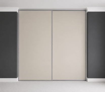 2 x Custom Made Single Panel Sliding Wardrobe Door 3 - Online Bedrooms