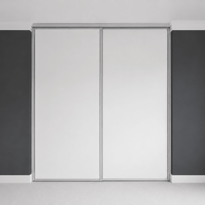 2 x Custom Made Single Panel Sliding Wardrobe Door 1 - Online Bedrooms