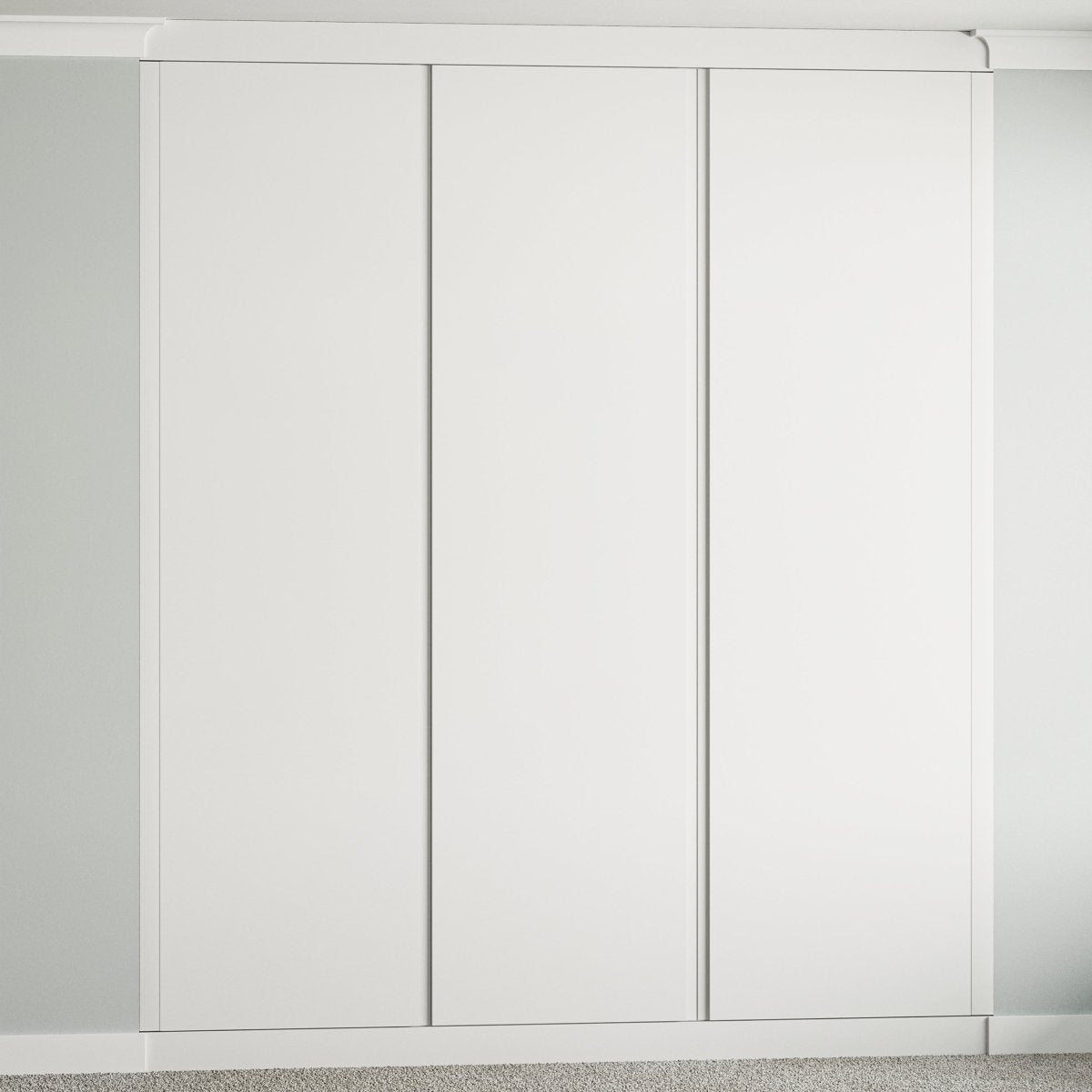 3 Door Face Frame Fitted Wardrobe - Widths Available 1401mm - 2000mm 6 - Online Bedrooms
