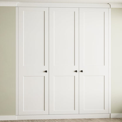 3 Door Face Frame Fitted Wardrobe - Widths Available 1401mm - 2000mm 1 - Online Bedrooms