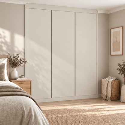 3 Door Handleless Front Frame Fitted Wardrobe - Widths Available 1401mm - 2000mm 11 - Online Bedrooms