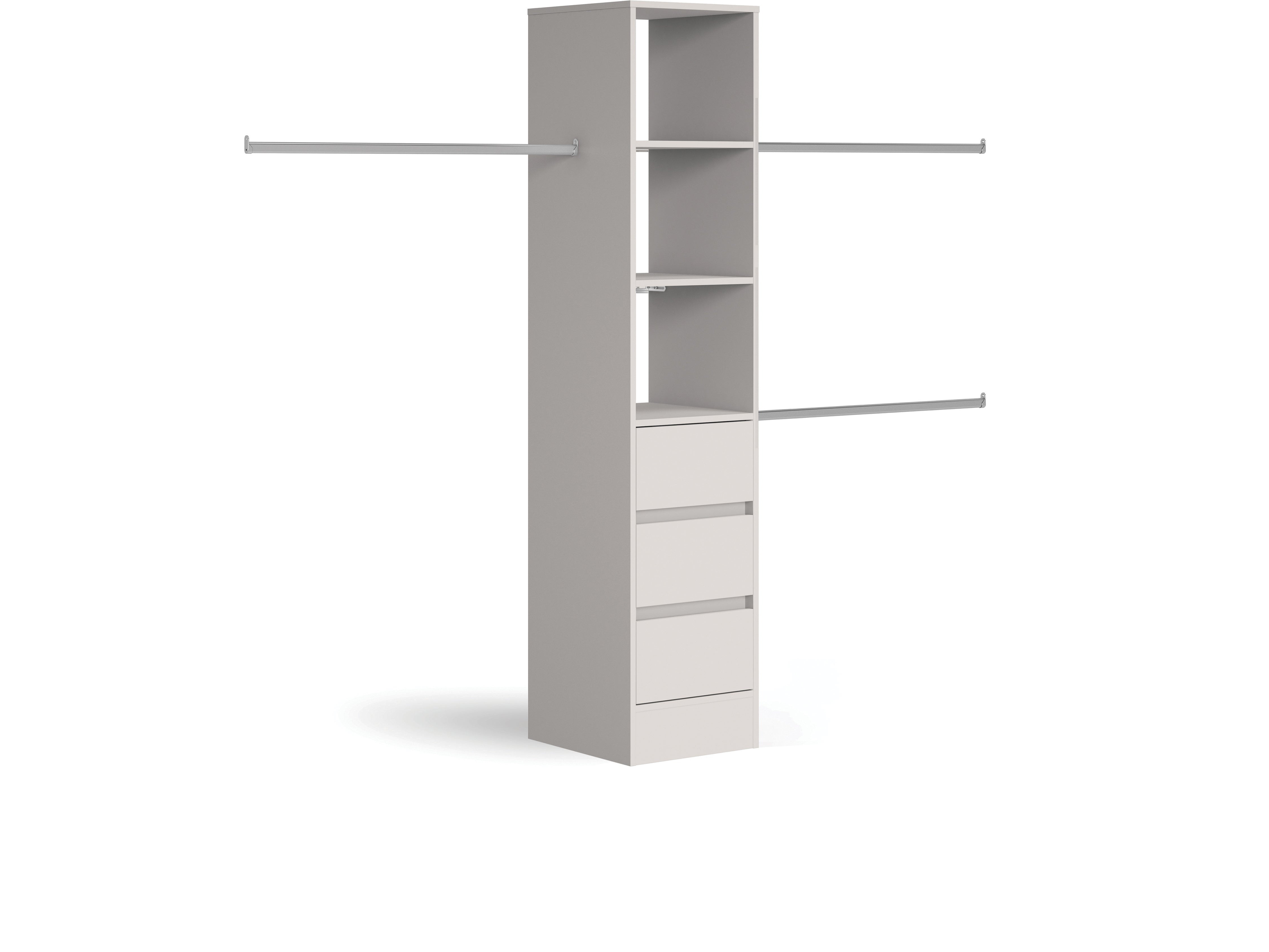 Spacepro Sliding Wardrobe Internal Storage Towers & Shelving