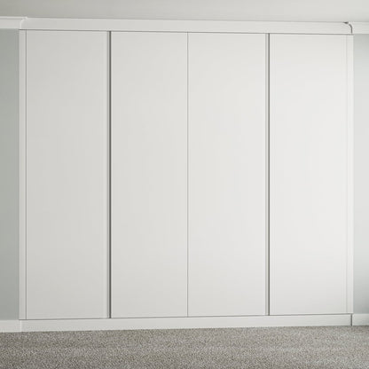 4 Door Face Frame Fitted Wardrobe - Widths Available 2001 - 2600mm 5 - Online Bedrooms