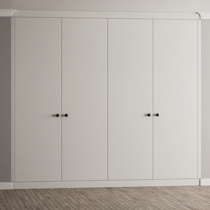 4 Door Face Frame Fitted Wardrobe - Widths Available 2001 - 2600mm 4 - Online Bedrooms