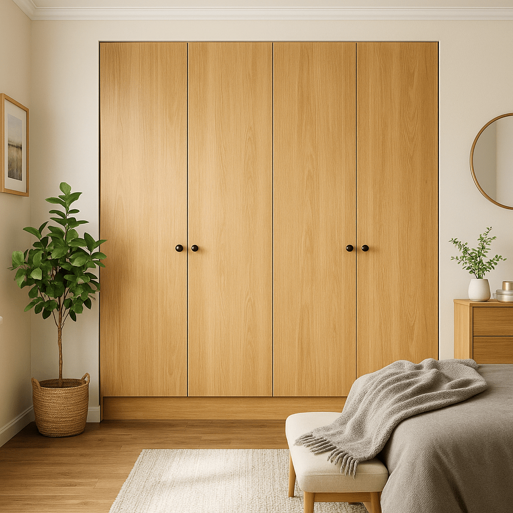 4 Door Front Frame Fitted Wardrobe - Widths Available 2001 - 2600mm 1 - Online Bedrooms