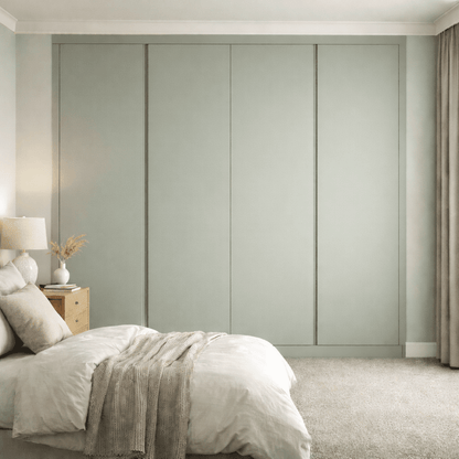4 Door Handleless Front Frame Fitted Wardrobe - Widths Available 2001 - 2600mm 11 - Online Bedrooms
