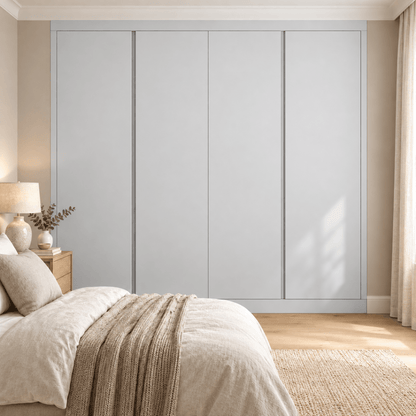 4 Door Handleless Front Frame Fitted Wardrobe - Widths Available 2001 - 2600mm 10 - Online Bedrooms