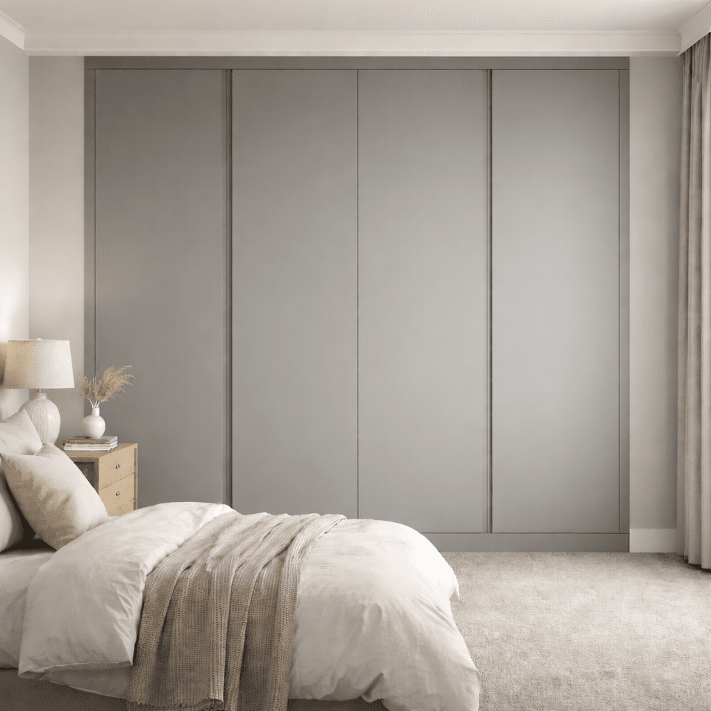 4 Door Handleless Front Frame Fitted Wardrobe - Widths Available 2001 - 2600mm 8 - Online Bedrooms