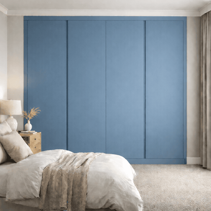 4 Door Handleless Front Frame Fitted Wardrobe - Widths Available 2001 - 2600mm 14 - Online Bedrooms
