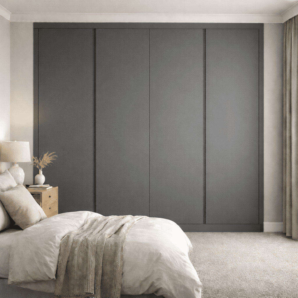 4 Door Handleless Front Frame Fitted Wardrobe - Widths Available 2001 - 2600mm 12 - Online Bedrooms