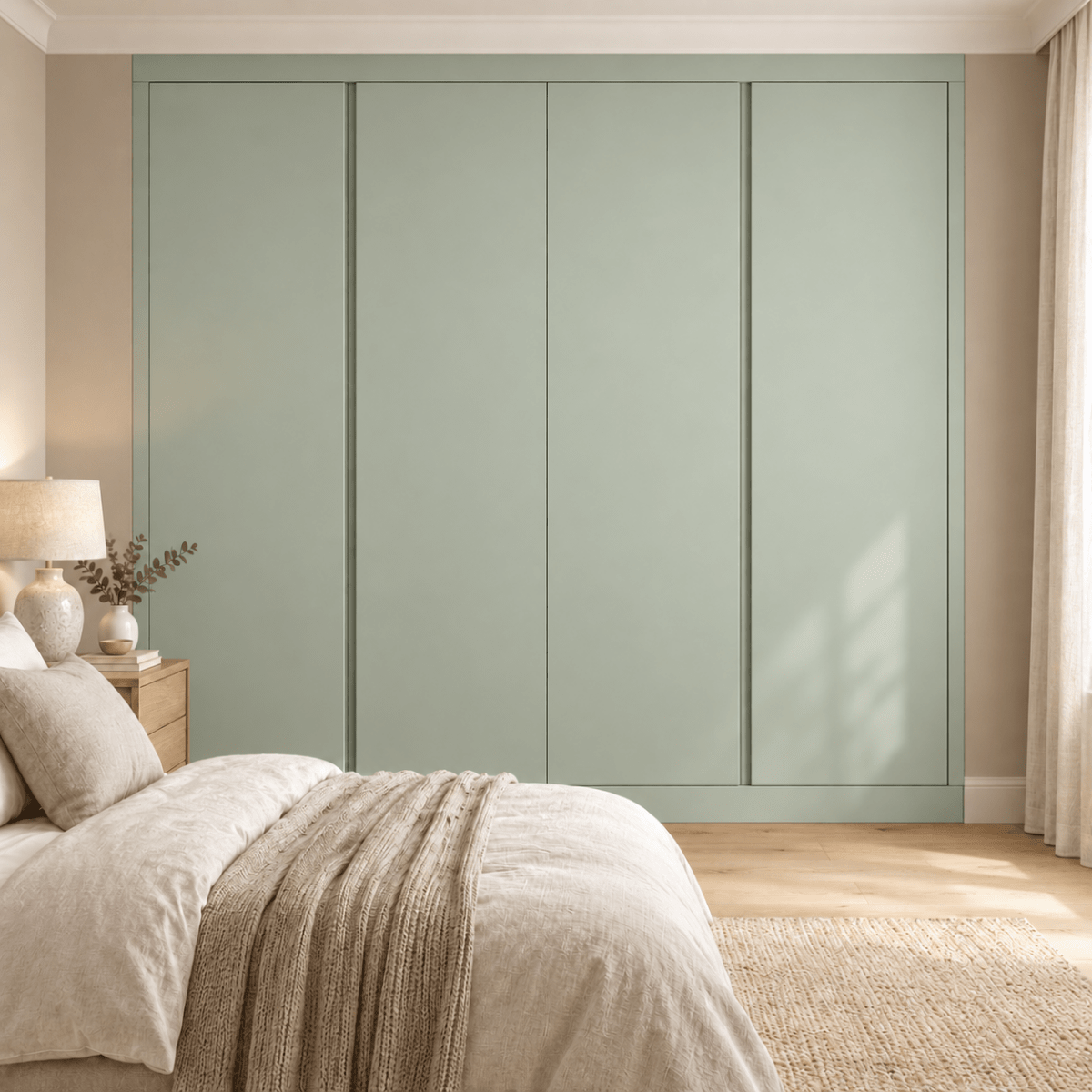 4 Door Handleless Front Frame Fitted Wardrobe - Widths Available 2001 - 2600mm 13 - Online Bedrooms