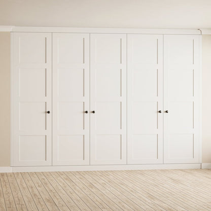 5 Door Face Frame Fitted Wardrobe - Widths Available 2601 - 3200mm 6 - Online Bedrooms