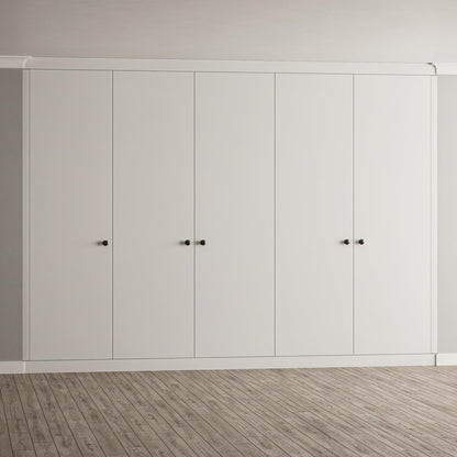 5 Door Face Frame Fitted Wardrobe - Widths Available 2601 - 3200mm 5 - Online Bedrooms