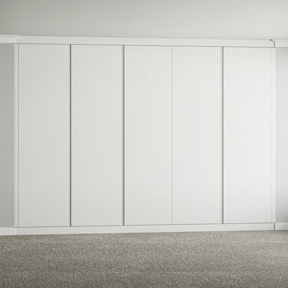 5 Door Face Frame Fitted Wardrobe - Widths Available 2601 - 3200mm 4 - Online Bedrooms