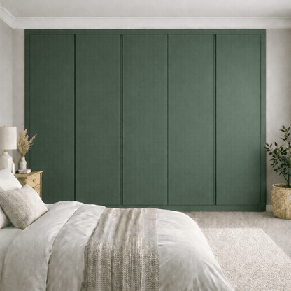 5 Door Handleless Front Frame Fitted Wardrobe - Widths Available 2601 - 3200mm 13 - Online Bedrooms