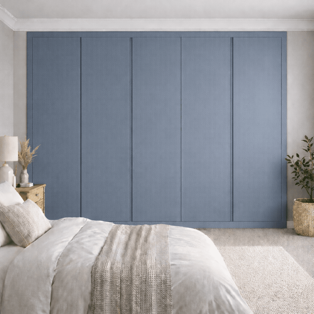 5 Door Handleless Front Frame Fitted Wardrobe - Widths Available 2601 - 3200mm 14 - Online Bedrooms