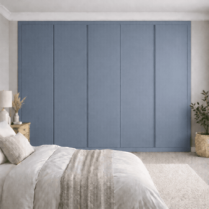 5 Door Handleless Front Frame Fitted Wardrobe - Widths Available 2601 - 3200mm 14 - Online Bedrooms